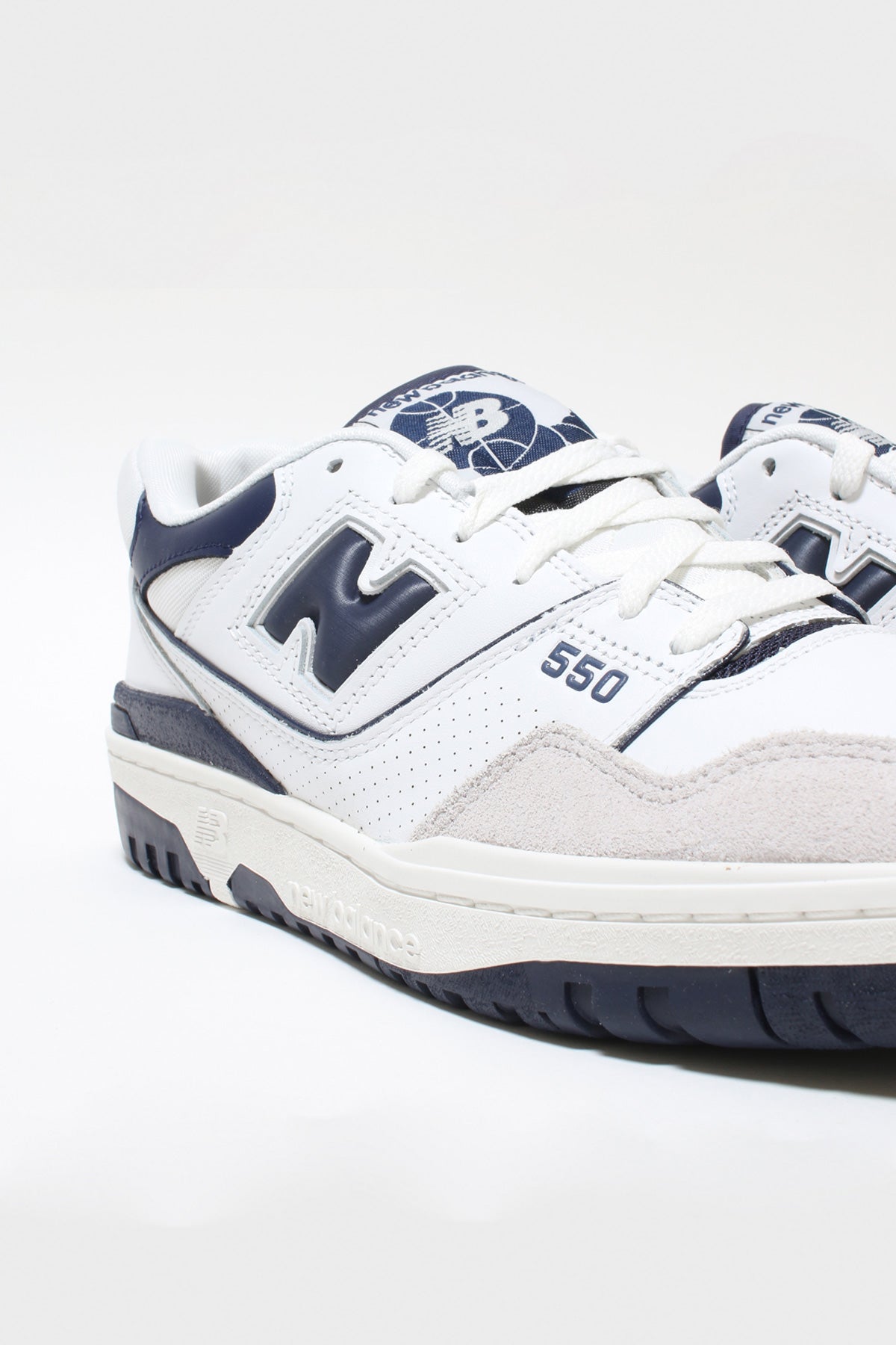 New Balance - BB550 - White/Navy - Canoe Club