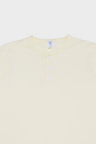 Velva Sheen - Short Sleeve Henley - Grapefruit Pigment Dye - Canoe Club
